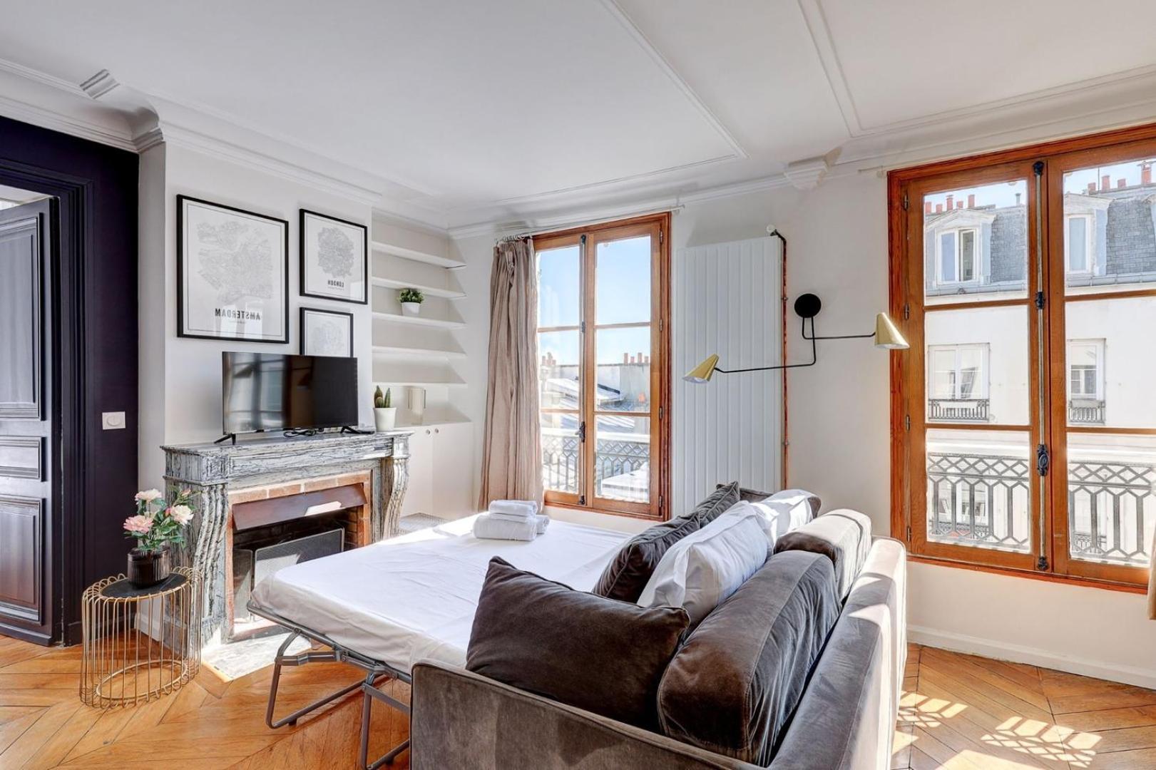 Bnbnook - Bright 1br - Bastille & Place Des Vosges