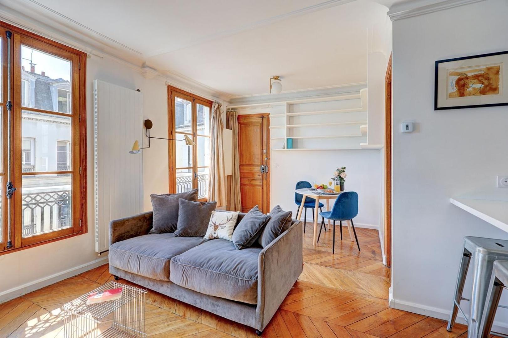 Bnbnook - Bright 1br - Bastille & Place Des Vosges Appartement